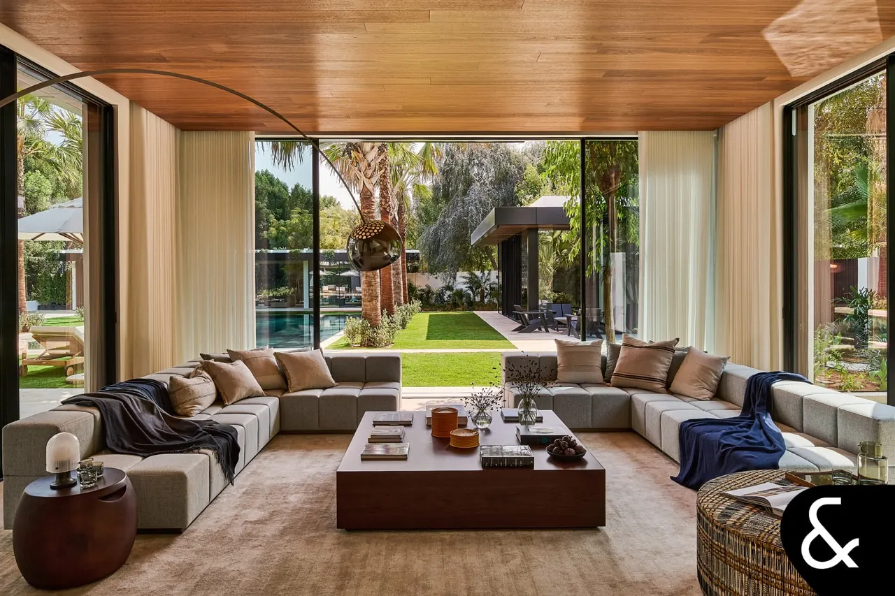 Living Room, listing photo of 5 bed villa for sale in The Collection, Al Barari