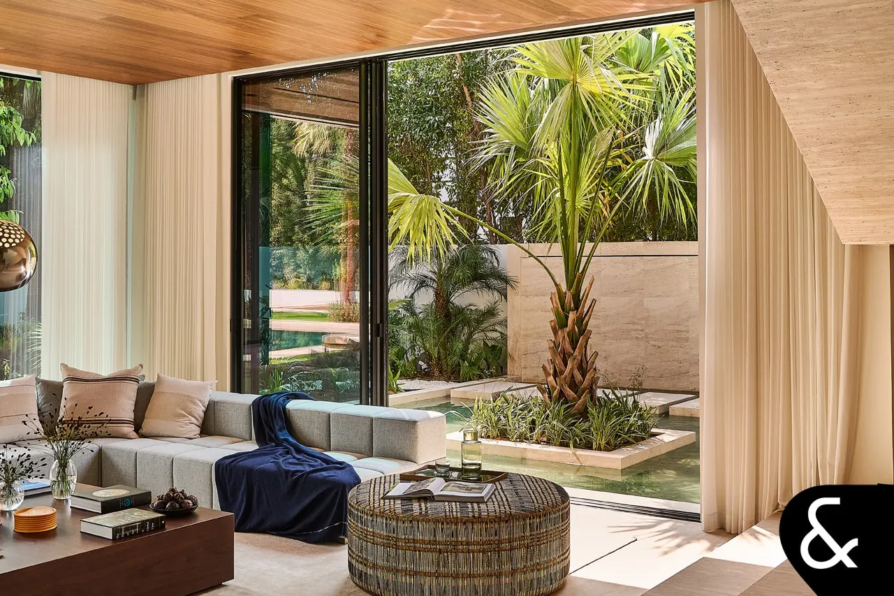 Living Room, listing photo of 5 bed villa for sale in The Collection, Al Barari